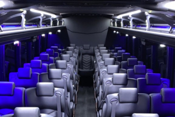 Athens Charter Bus Interior