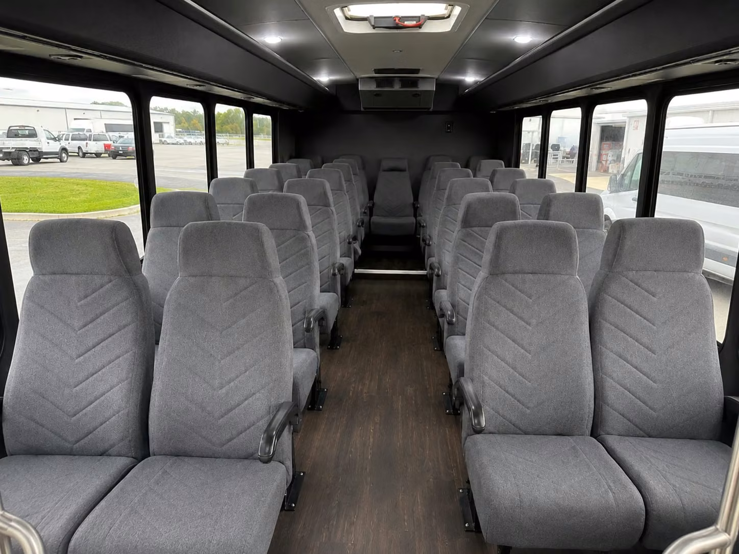 18 passenger minibus inside