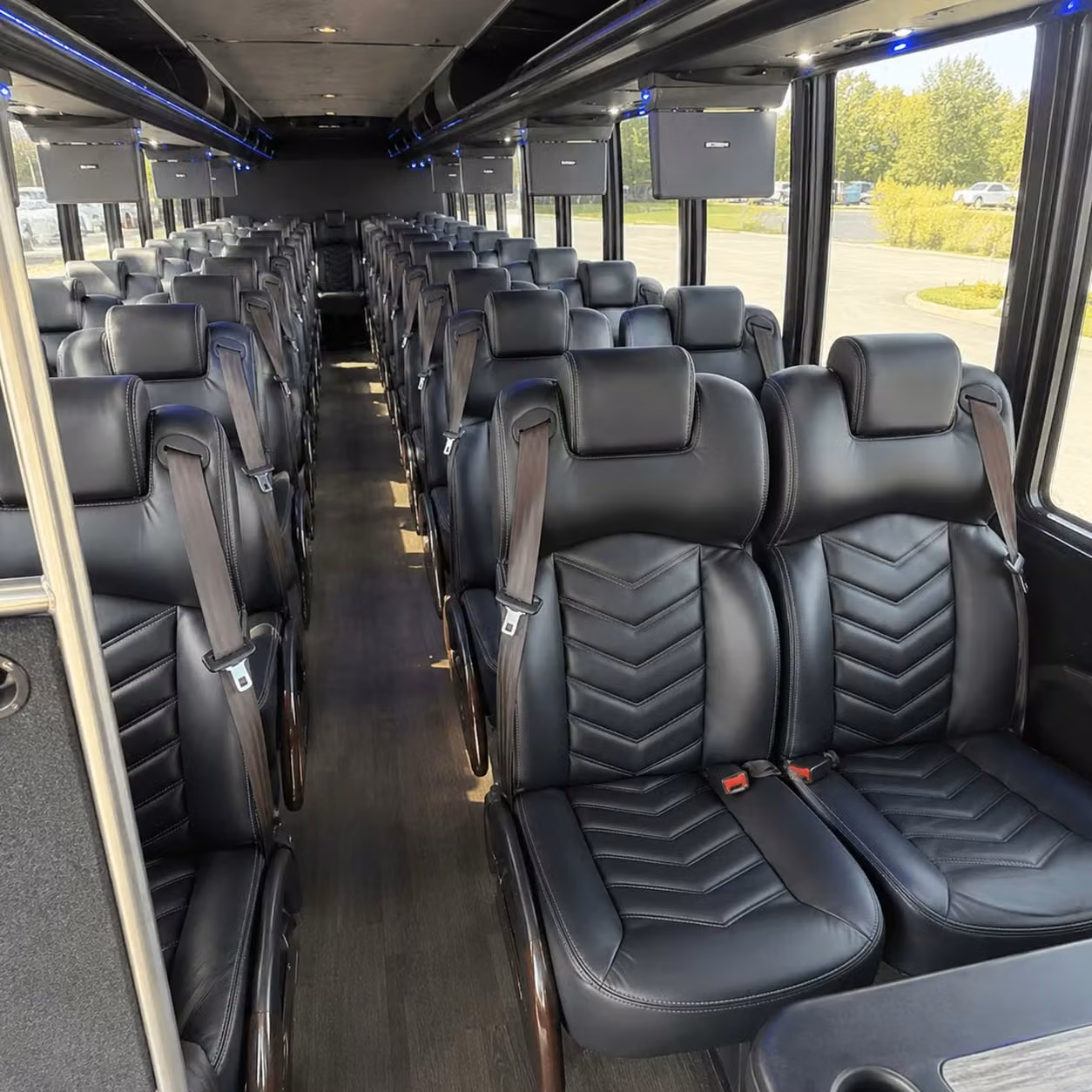 25 passenger minibus inside