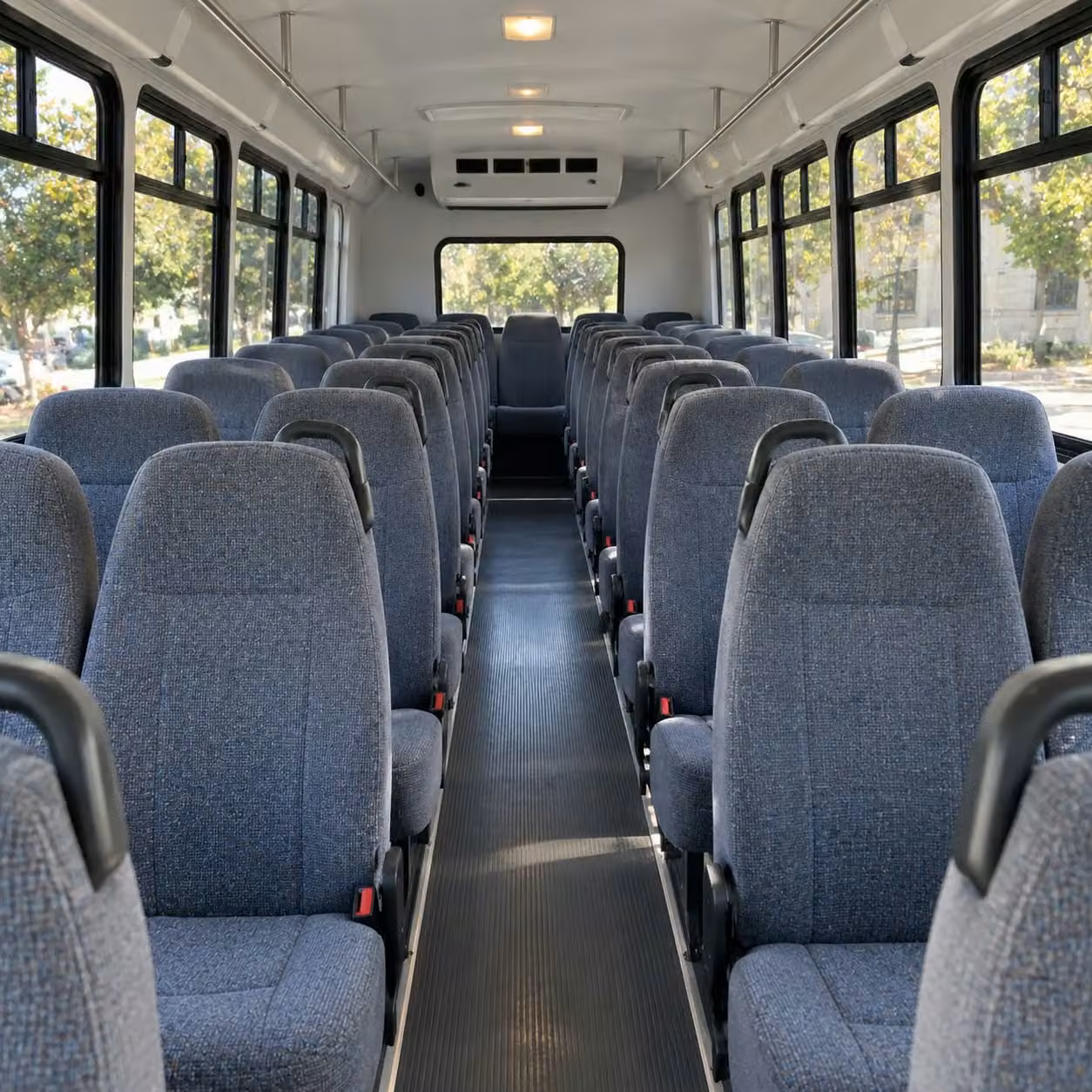 30 passenger minibus interior