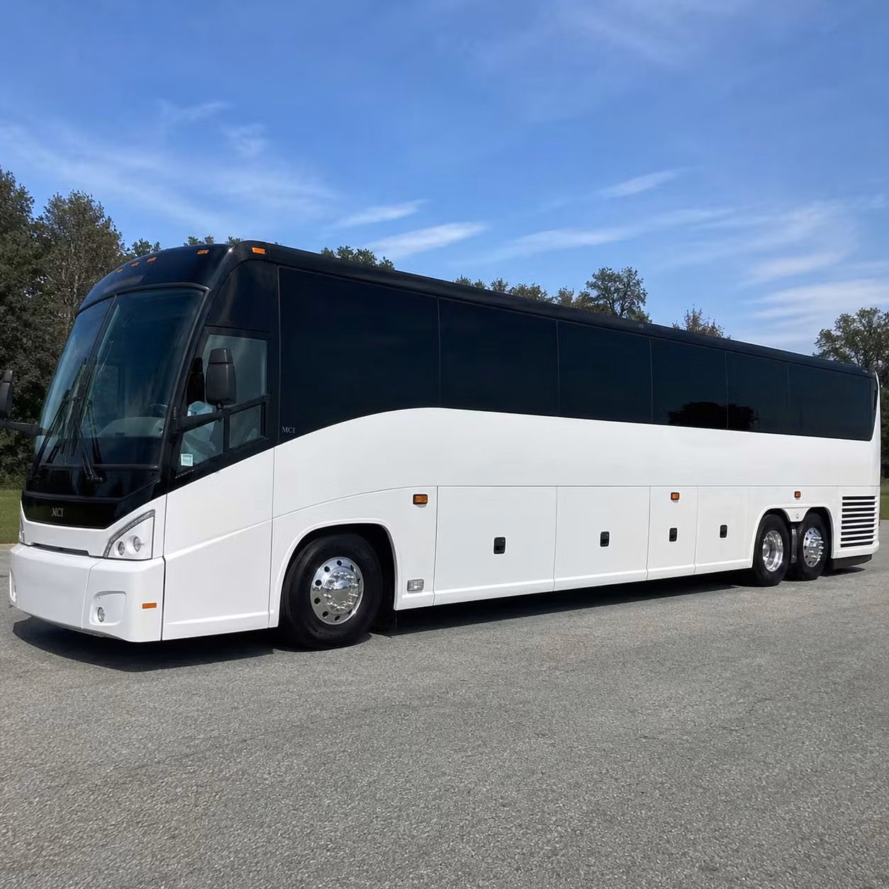 athens charter bus rental exterior