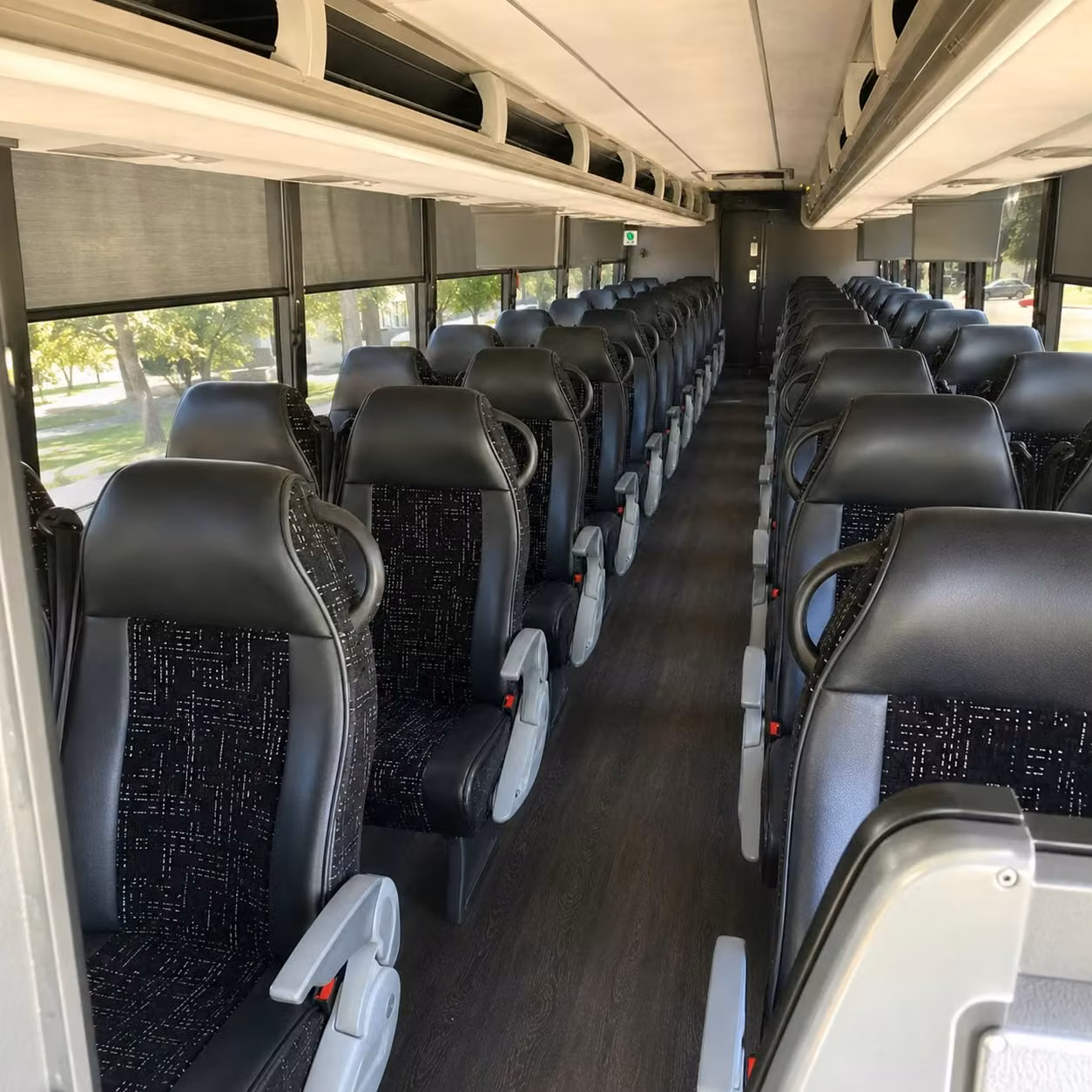 athens charter bus rental inside