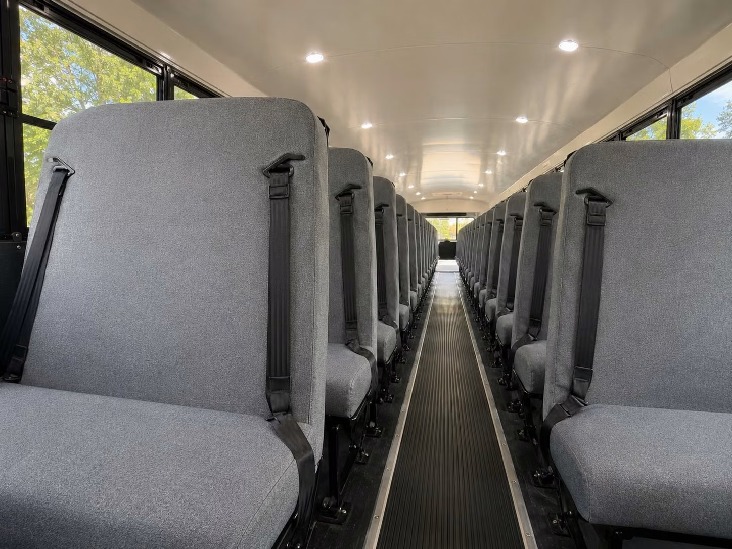 school bus interior